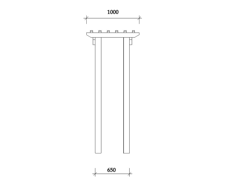 Arbour 1 x 2.2 m