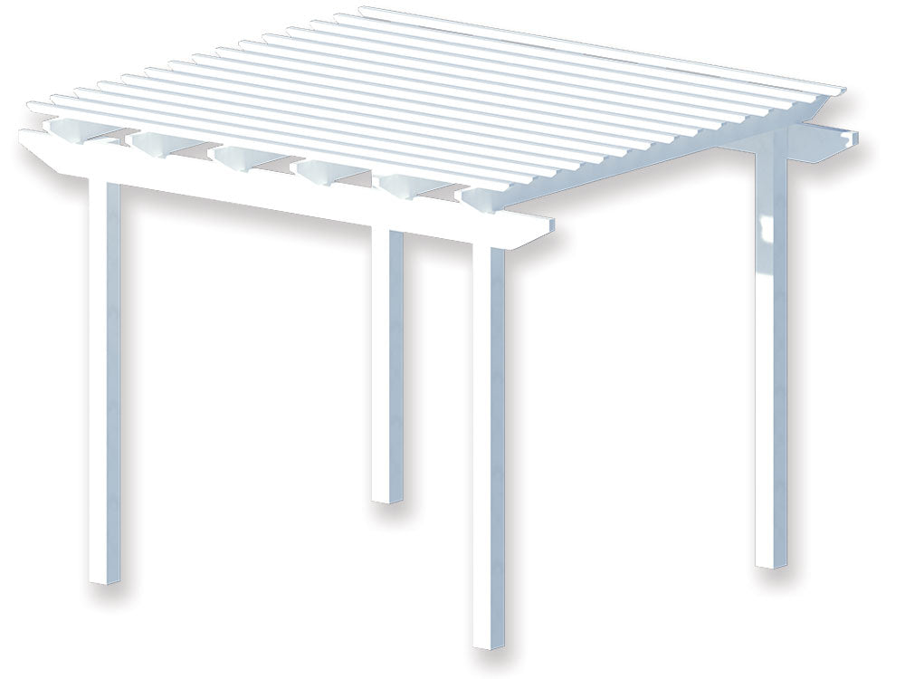 3 x 3.3 m Standard Pergola Kit - Ready for Paint, Fully Painted or Custom Colour